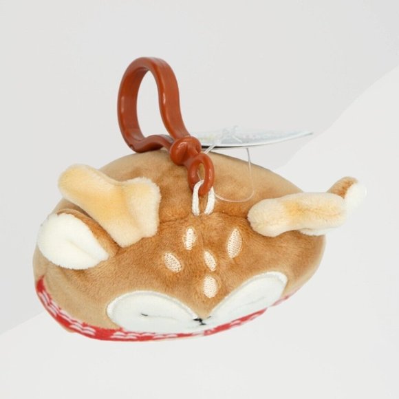NWT Dawn the Reindeer Fawn Squishmallow Christmas 4" Red Scarf KellyToy‎ - Picture 5 of 6